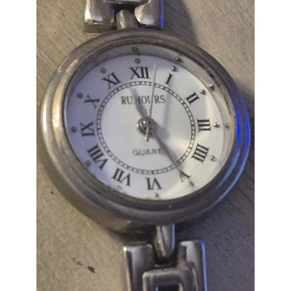 Rumours Womens Watch BOHO 60s Mid Century styled band New Battery HIppie Unusual